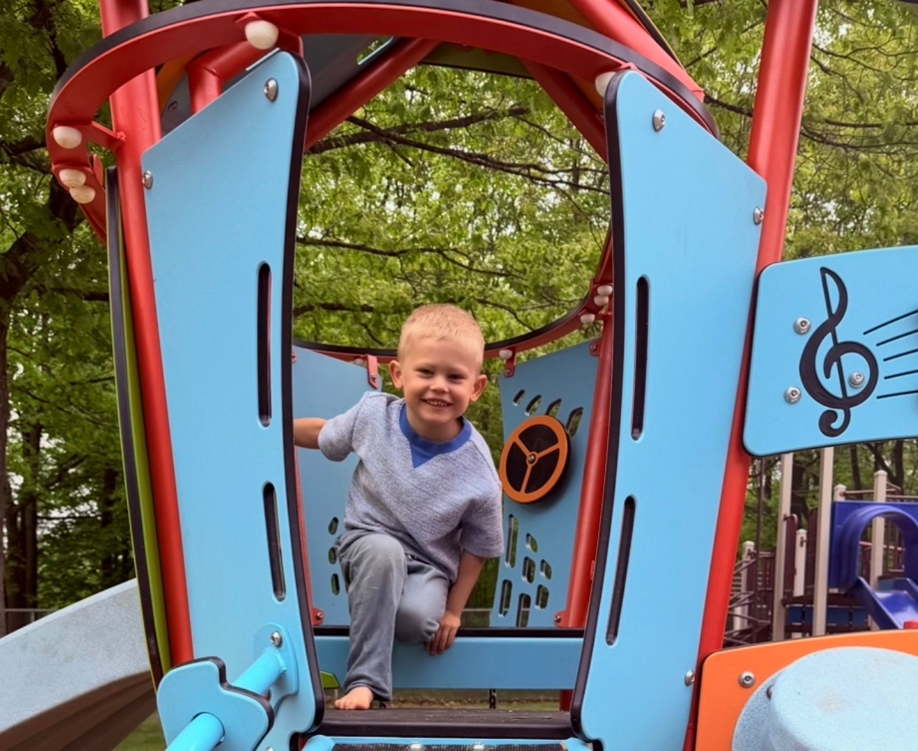 Toddler Climbing Play Structure