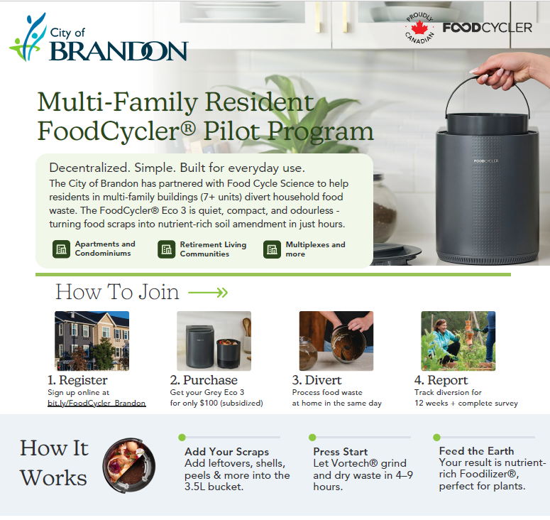 Photo of Multi-Family FoodCycler Pilot Program