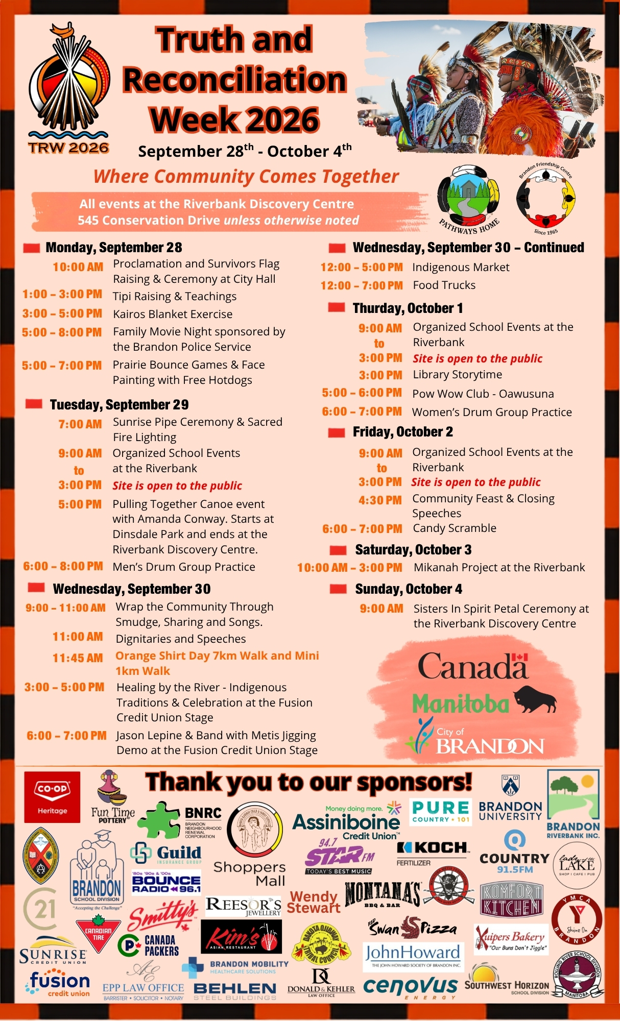 An overview of events happening for Truth and Reconciliation Week 2026.