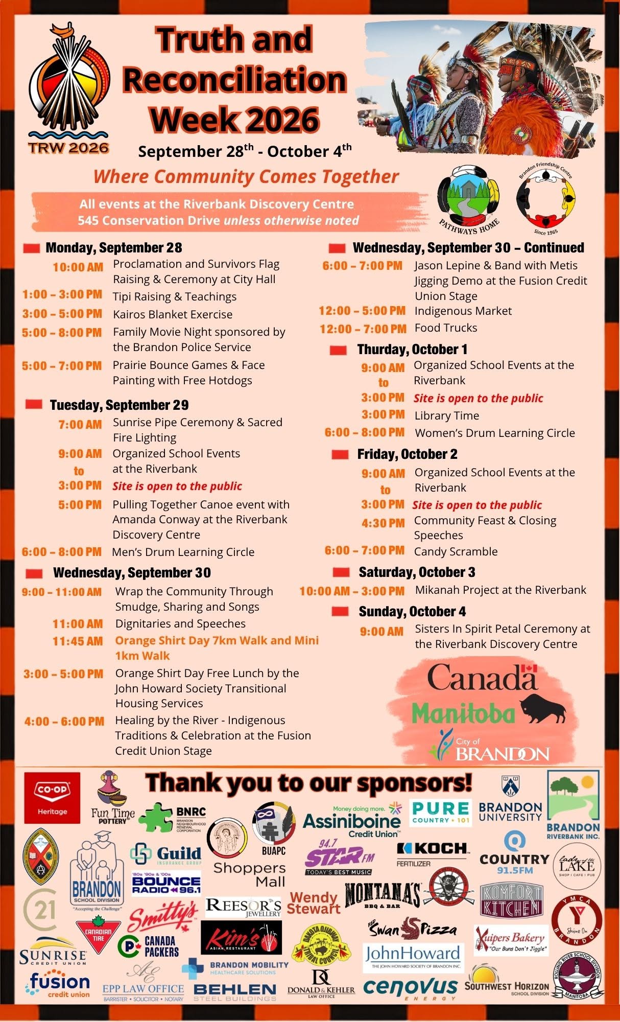 An overview of events happening for Truth and Reconciliation Week 2026.