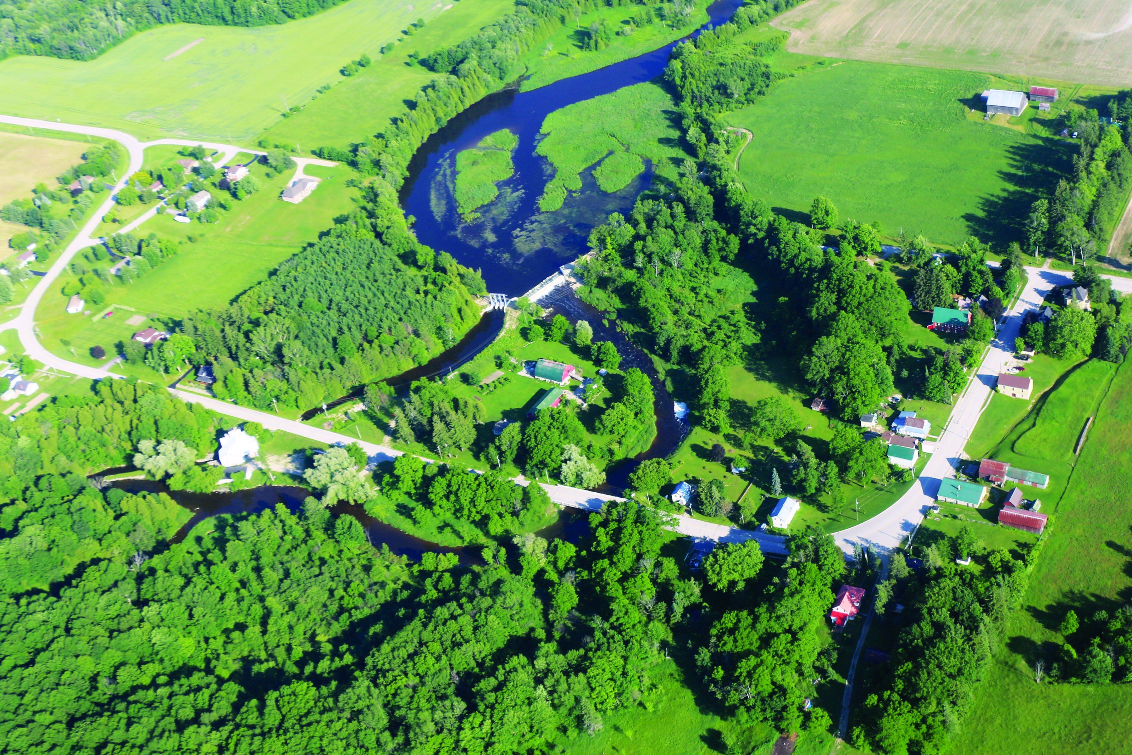 Aerial view of Pinkerton