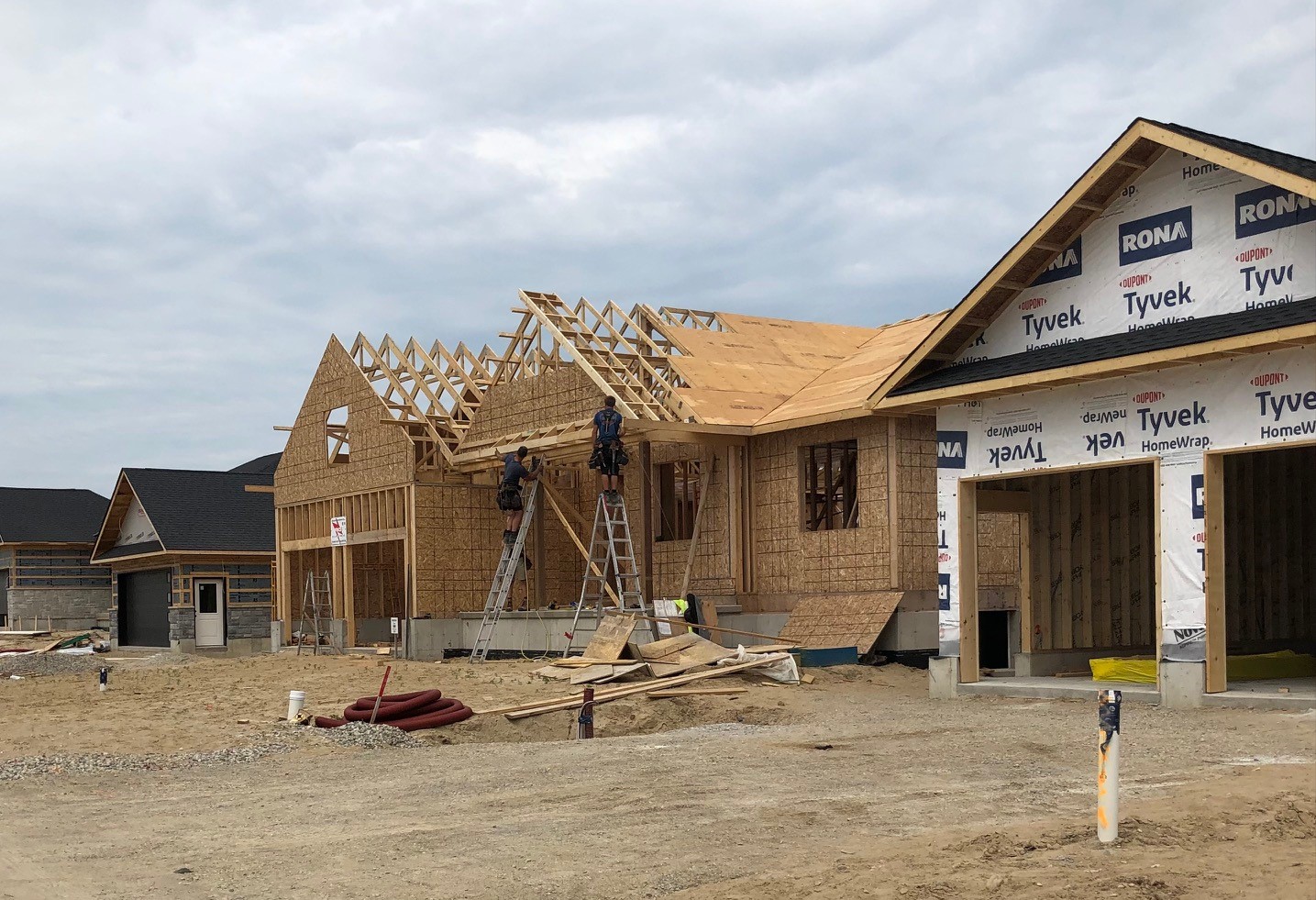 House being built