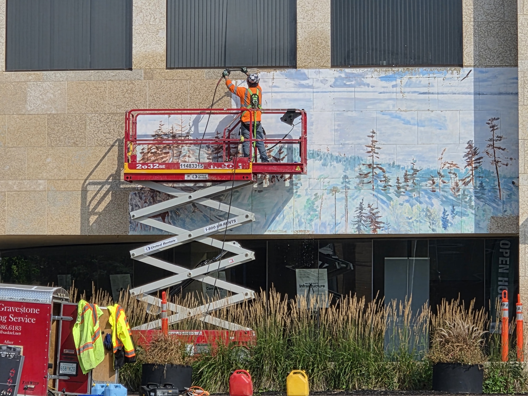 City Hall Mural Removal