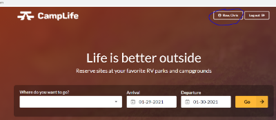 Camp life screen shot
