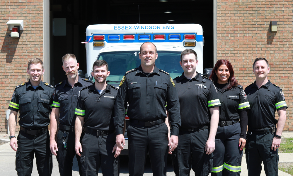 Essex-Windsor EMS Recruits at their Graduation Ceremony!