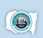 A mosaic of people on bikes and words announcing the CWATS Photos Contest asking people to post a photo cycling or walking in Essex County