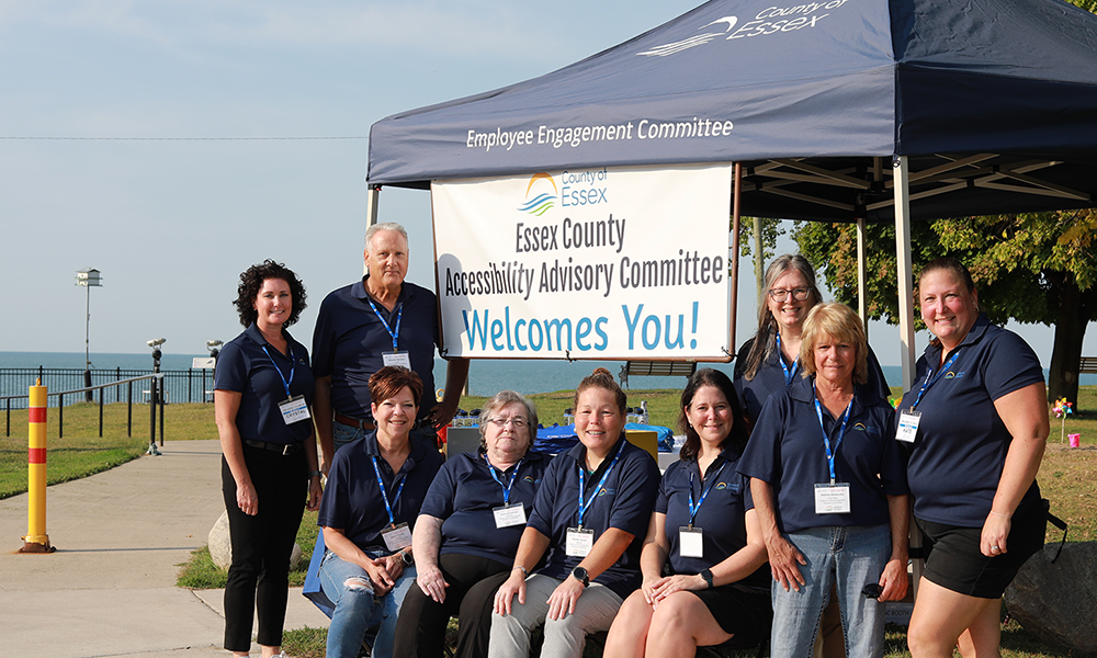 The Essex County Accessibility Advisory Committee welcomes visitors to Fest-for-All.