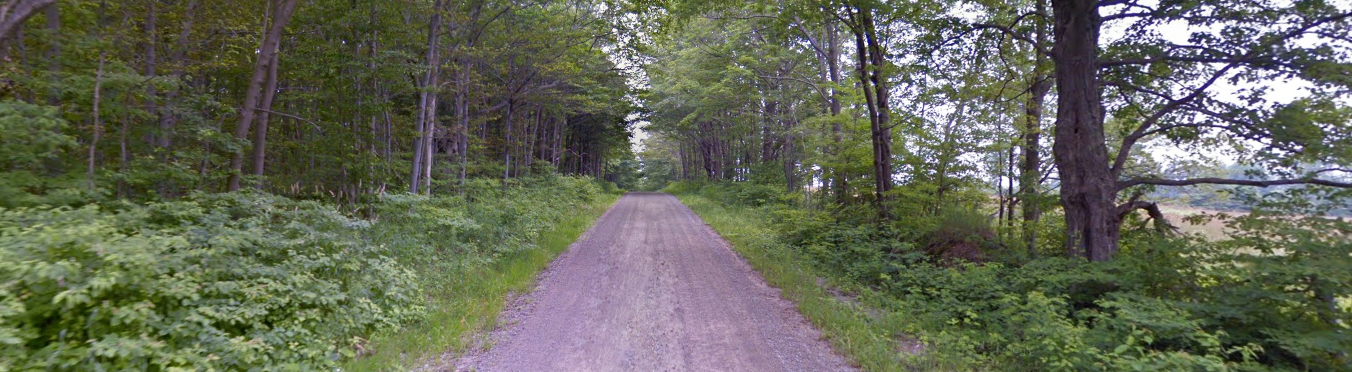 a gravel road