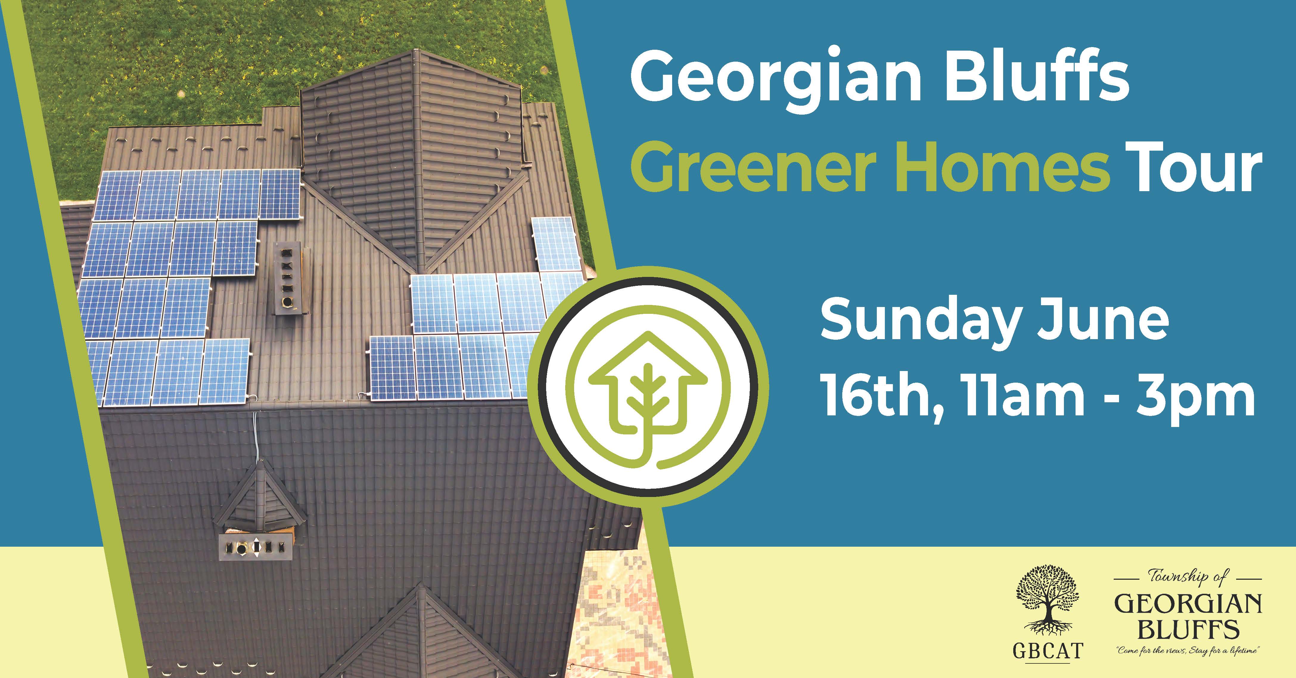 Greener homes tour banner