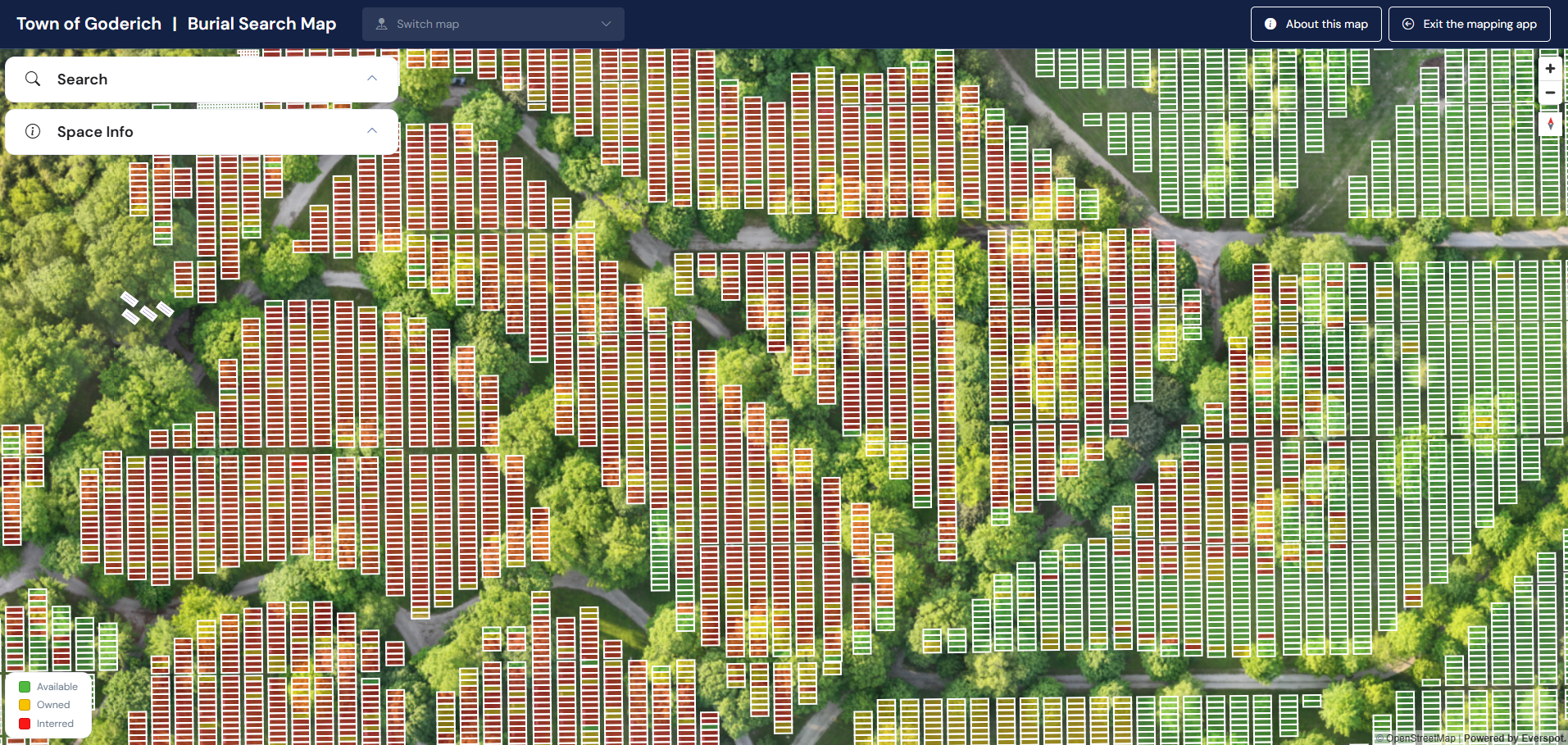 Digital Cemetery Map