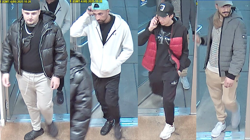 4 Male suspects to identify