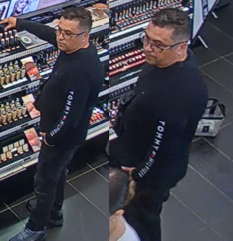 Photo of male suspect