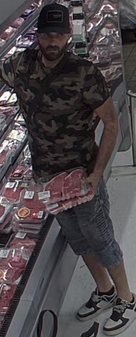 Photo of male suspect