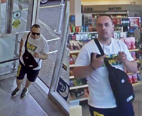 Photo of male suspect