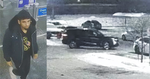Outstanding suspect and suspect vehicle