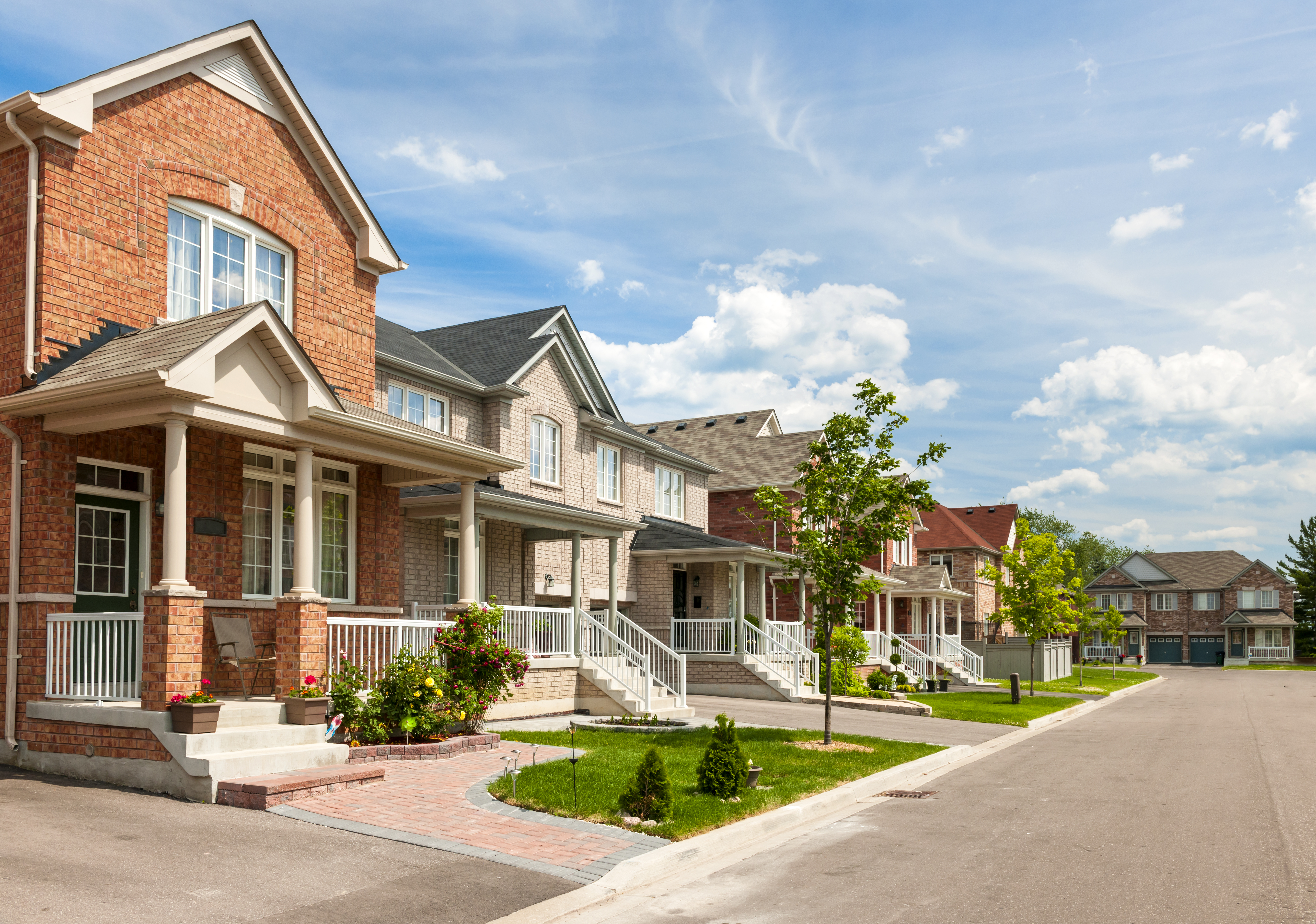 Residential neighbourhood in the day time