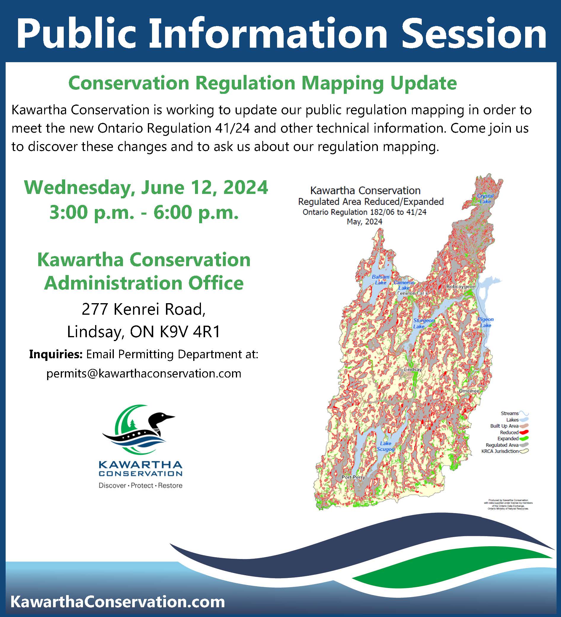 Poster for the Regulation Mapping Open House