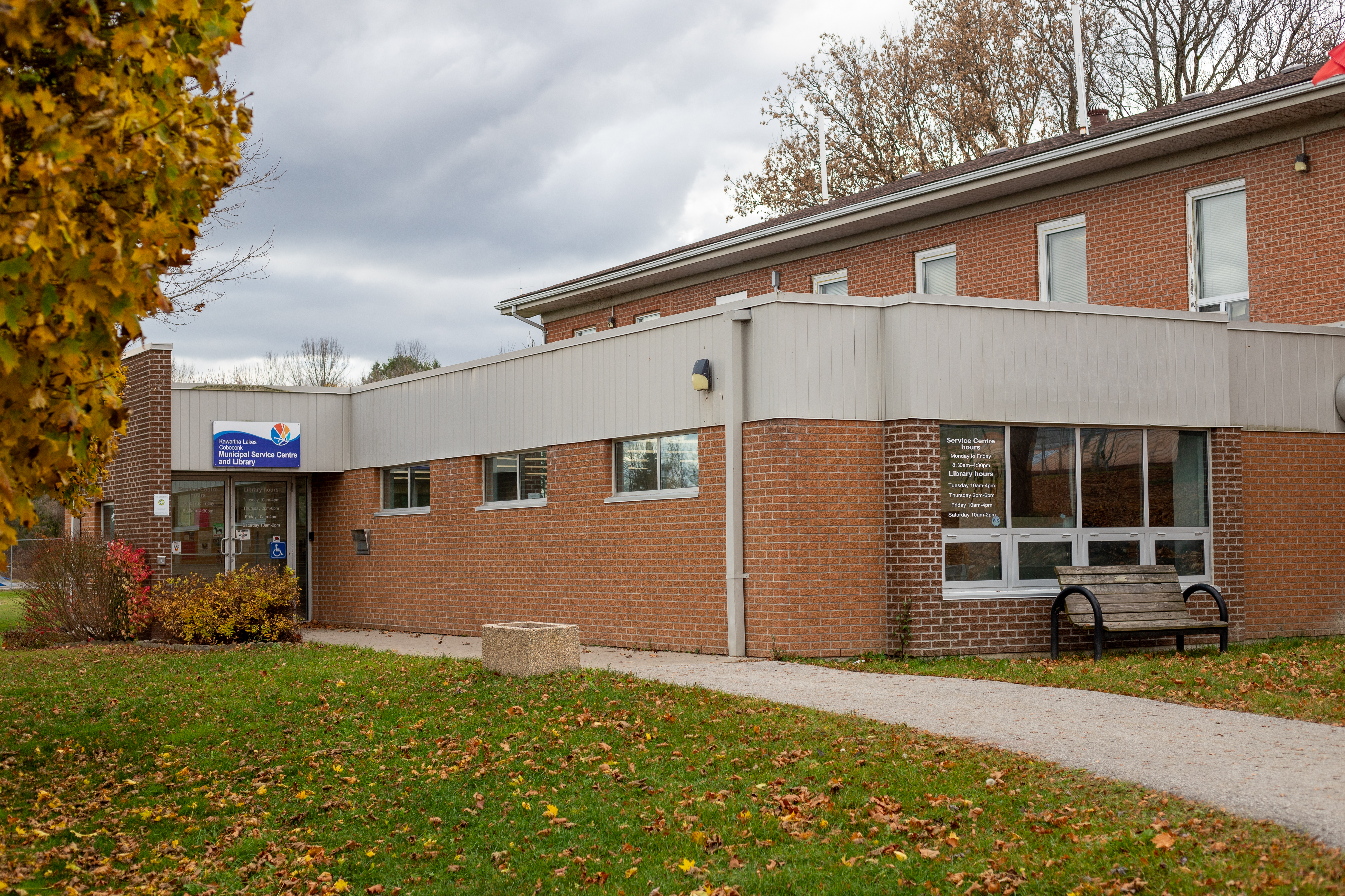 Outside the Coboconk branch