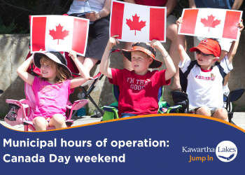 Kawartha Lakes – Please note the following changes to our hours of operation and service schedules on Tuesday July 1 (Canada Day). Administration Offices All Administration and Municipal Service Centres are closed on Tuesday July 1. Municipal Service Centres will return to regular business hours on Wednesday July 2. Waste Collection and Landfills All landfills will be closed on Tuesday July 1, they will return to regular operating hours on Wednesday July 2. Monday June 30 will still have regular waste collection. For all other collection days, your waste collection will shift forward a day due to Canada Day: Tuesday July 1 collection moves to Wednesday July 2 Wednesday July 2 collection moves to Thursday July 3 Thursday July 3 collection moves to Friday July 4 Organics Program pick-up moves from Friday July 4 to Saturday July 5. Please be sure to have your organics rollout cart to your curb by 7am. Are you cleaning out the garage or cottage this long weekend? Read about our Summer Waste Diversion Programs here. Public Library All library branches will be closed on Tuesday July 1, with regular operating hours returning on Wednesday July 2. Looking for something fun to do with the family? Check out our TD Summer Reading Club to learn about all of the exciting and free children’s programming happening at our library branches this summer. Our Digital Library is open every day of the year! Library patrons can access books, audio books, magazines and research databases all online. All you need is your Kawartha Lakes Public Library card. Lindsay Transit There will be no Lindsay Transit or LIMO Specialized Transit service on Tuesday July 1. Regular service will return on Wednesday July 2. We’re updating our Transit Master Plan and we want to hear from you! Take the survey today to help improve transit in Kawartha Lakes. Effective Sunday June 29, the Red Route is changing to improve route efficiency and better serve the community. Read the news release to learn more about the upcoming Red Route changes. Parks and Recreation All Parks and Recreation facilities will be closed on Tuesday July 1, 2025 for Canada Day. This includes the Administrative Office, all Recreation Centres, Arenas and Pools. The Lindsay Recreation Complex will be closed on Tuesday July 1 and will resume regular hours on Wednesday July 2. The Forbert Memorial Pool and Workout Centre in Bobcaygeon is currently in annual shutdown and will re-open on Wednesday July 2. Public Swimming and Public Skating will take place at the Lindsay Recreation Complex on Saturday June 28 and Sunday June 29, visit our Online Program Registration website to view schedules. The Summer Aquatics programming session will begin on Wednesday July 2. Read the Summer 2025 Community Guide to learn more about all of the different programs we’re offering this summer. There will be no fitness classes Sunday June 29 through Tuesday July 1. Fitness classes will resume at the Lindsay Recreation Complex, Victoria Park Armoury in Lindsay and Forbert Memorial Pool and Workout Centre in Bobcaygeon on Wednesday July 2. Experience Canada Day in Kawartha Lakes Read our 2025 Canada Day celebrations in Kawartha Lakes news release for a list of Canada Day events happening in Kawartha Lakes. Short Term Rental Enforcement We have established a 24/7 monitoring service to ensure that short-term rental operators promptly address any issues at their properties within 30 to 60 minutes: Call: 705-990-2497 Use the online form: 24/7 STR Hotline Please note that during long weekends this summer, there will be By-Law Officers on staff until 1am to respond to complaints. Fireworks Use Fireworks may only be used on the day before, the day of, and the day after the holiday (June 30, July 1, July 2). Per By-Law 2007-236, Canada Day weekend is the second weekend of the year where consumer fireworks are permitted without the need for a permit. Keep in mind that fireworks are only allowed between dusk and 11pm. Fireworks require 30 metres in all directions from buildings, trees and property lines to be safely discharged. Fireworks are only be used by adults and must be discharged as directed by manufacturer instructions. Sparklers may be used by children with close supervision by an adult, however, glow sticks are a safer alternative – sparklers can reach a temperature of 1000 degrees Celsius or more. Please do not allow children to play with sparklers unsupervised. For more information about using fireworks in Kawartha Lakes, including fireworks safety tips, visit the Burn Bans, Permits and By-Laws page on our website. If you notice someone having an out of control fire or unsafely setting off fireworks, please report it right away by calling 911. For all other non-emergency fire related complaints, please call Kawartha Lakes Fire Rescue Service at 705-324-5731 and follow the prompts. We wish everyone a safe long weekend. - 30 - Media Inquiries