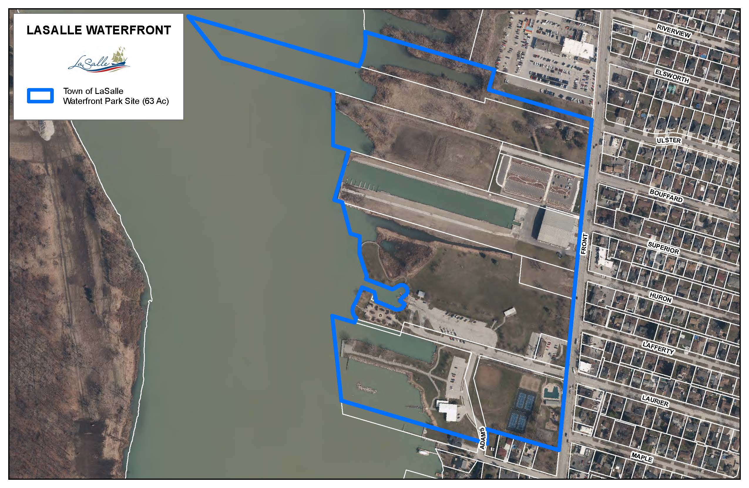 Map of the LaSalle Landing