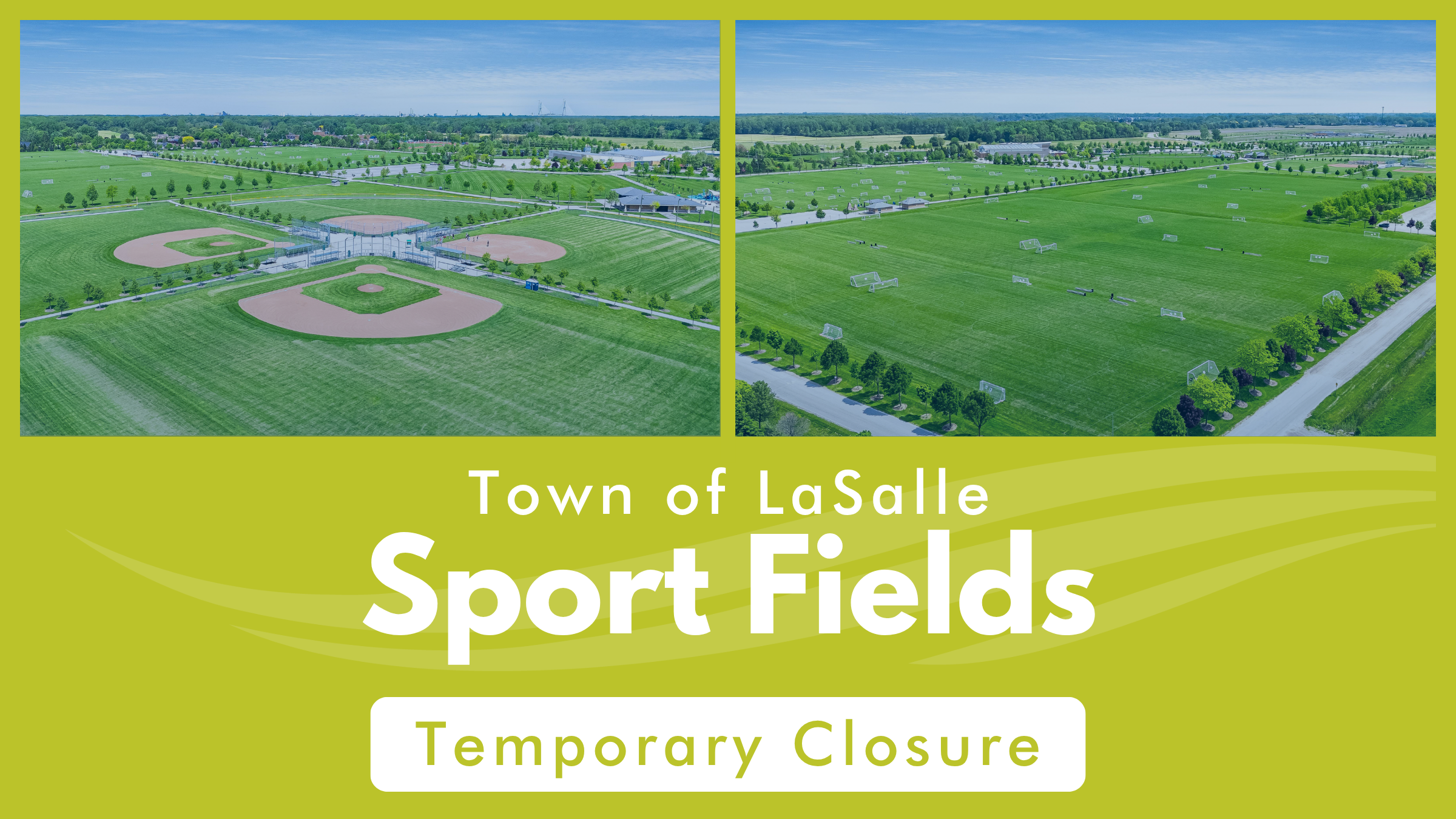 baseball and soccer fields