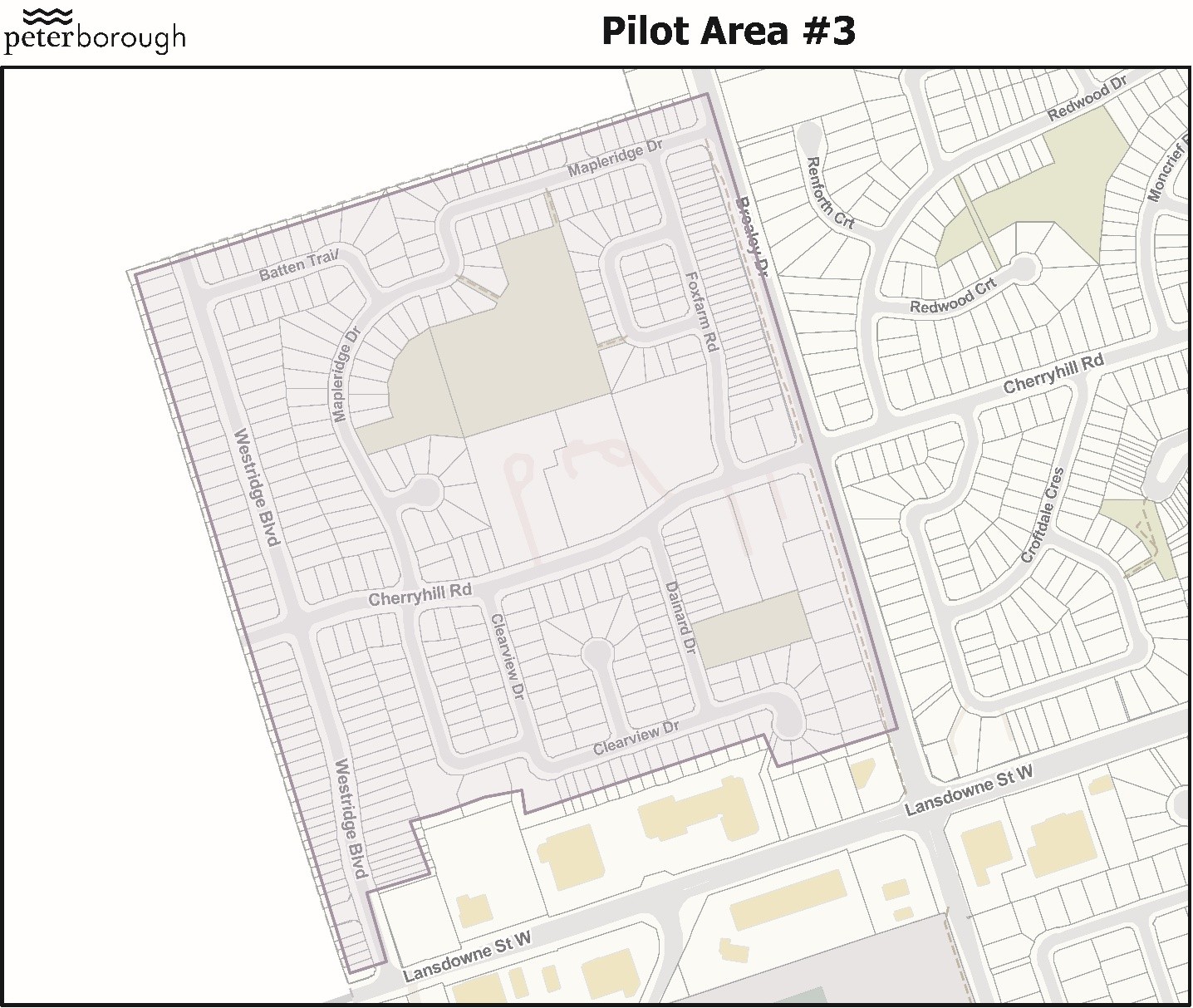 Map of Pilot Area 3