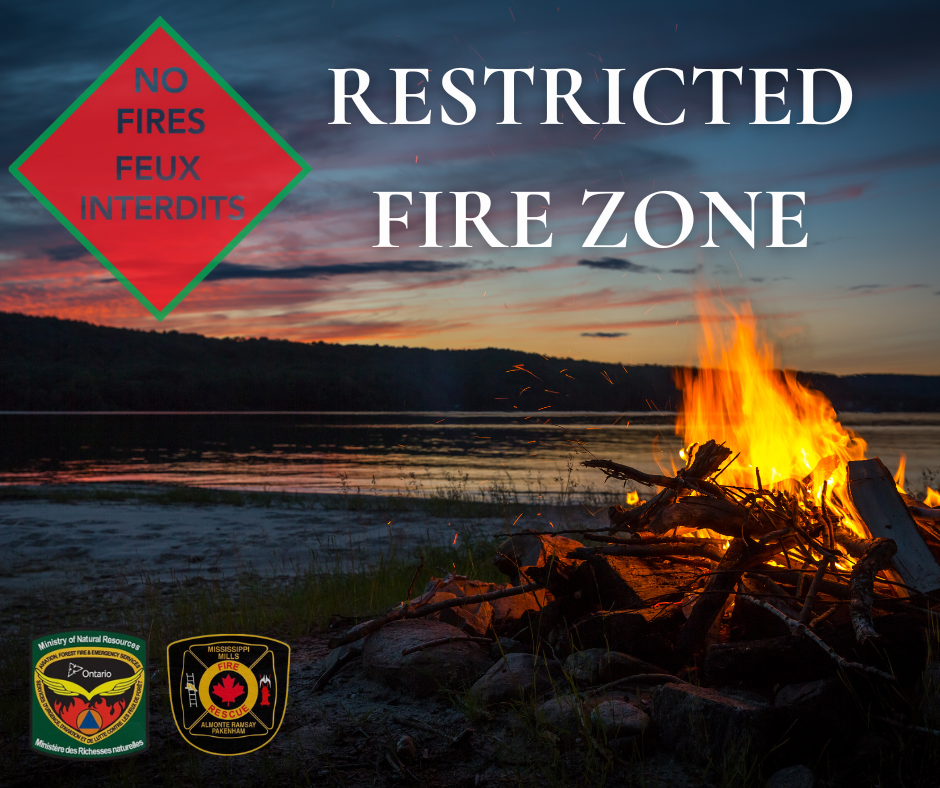 Restricted fire zone graphic