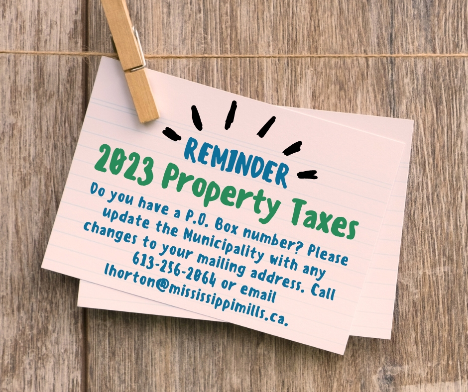 Tax reminder graphic