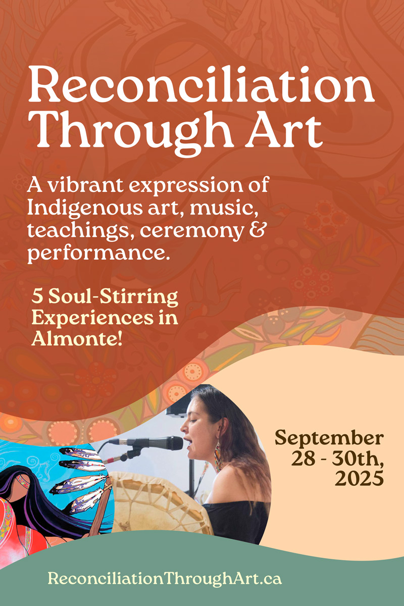 Poster promoting Reconciliation Through Art 2025