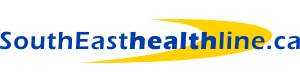 Logo that reads South East Health Line dot CA