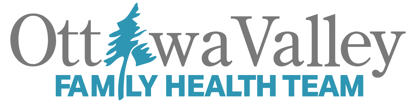 Blue logo that reads Ottawa Valley Family Health Team