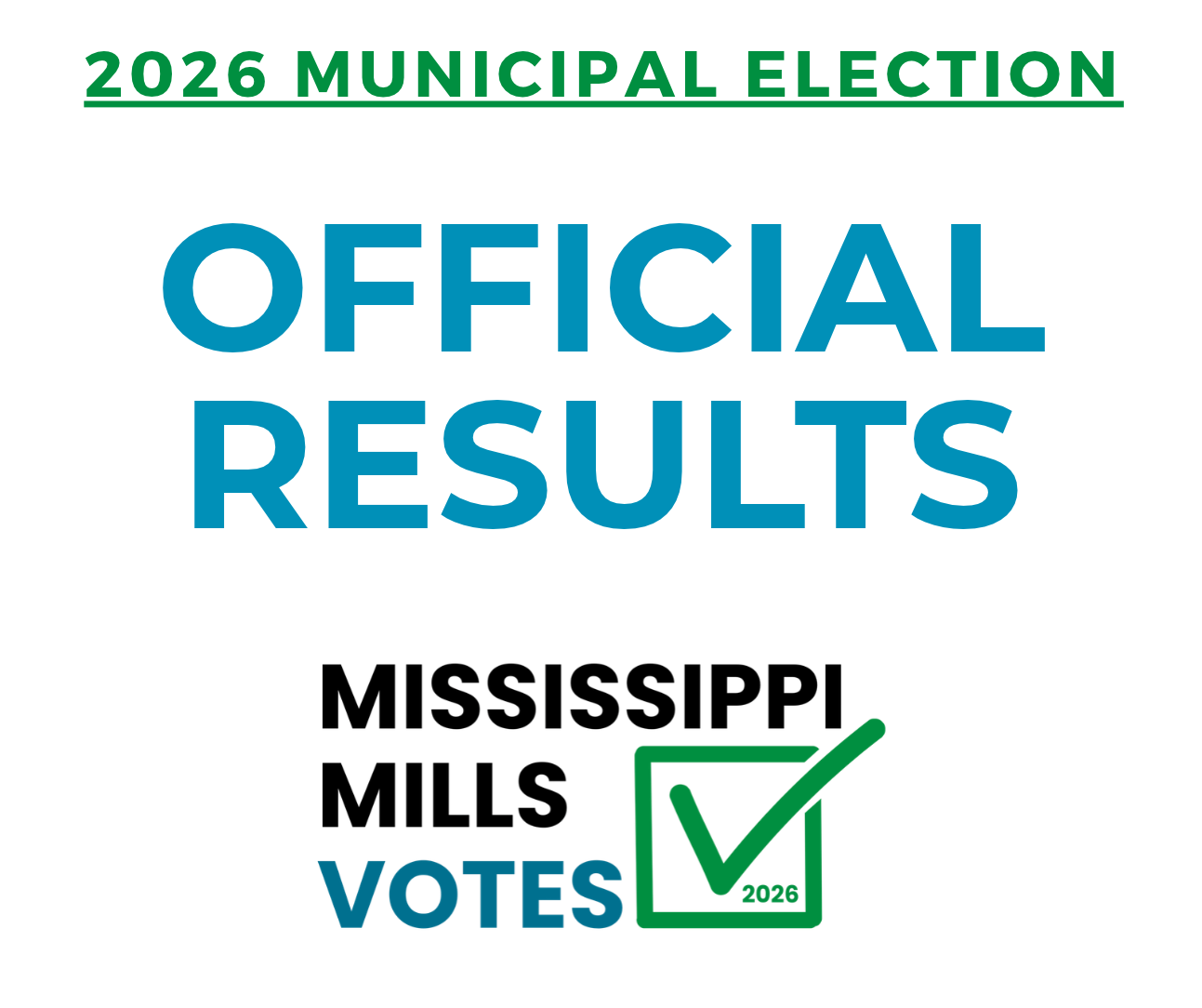 2026 Municipal Election Official Results