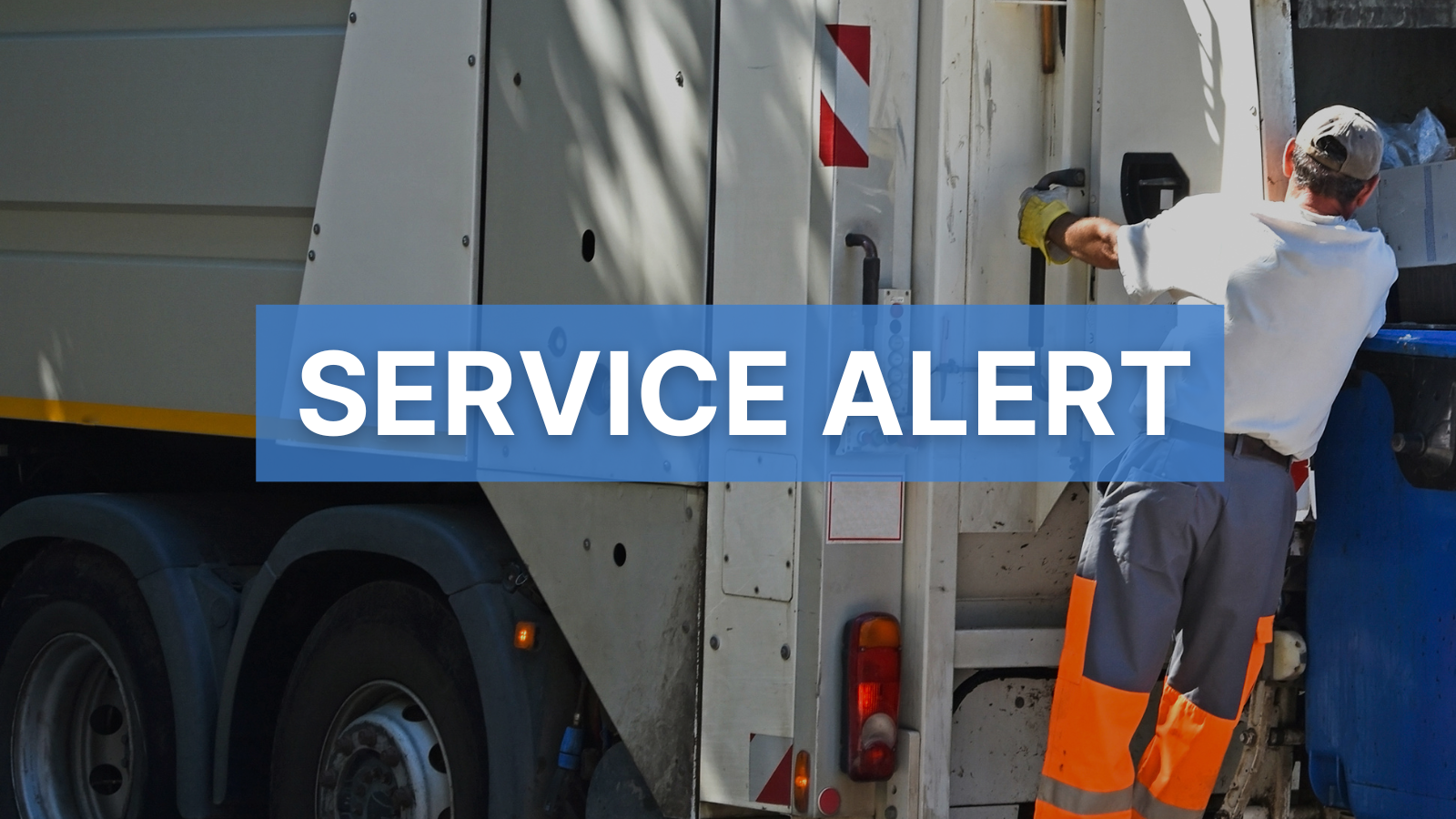 Service alert graphic