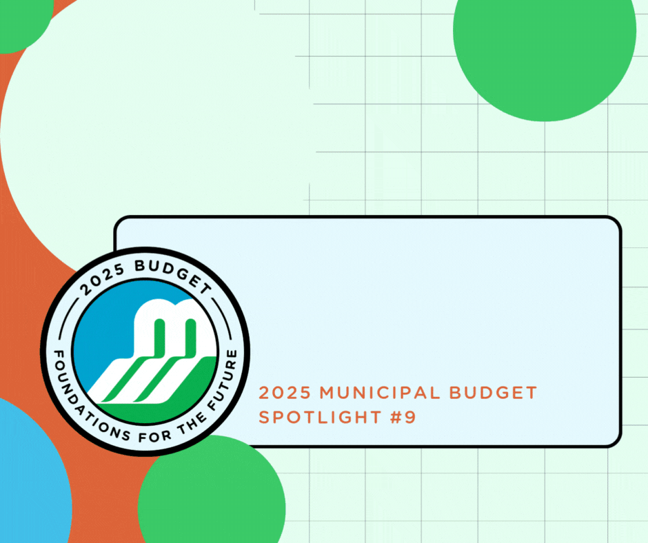 Text reads: Final 2025 municipal budget - spotlight 9
