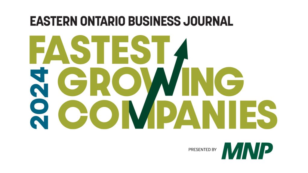 Green and blue graphic reading '2024 Fastest Growing Companies Competition'