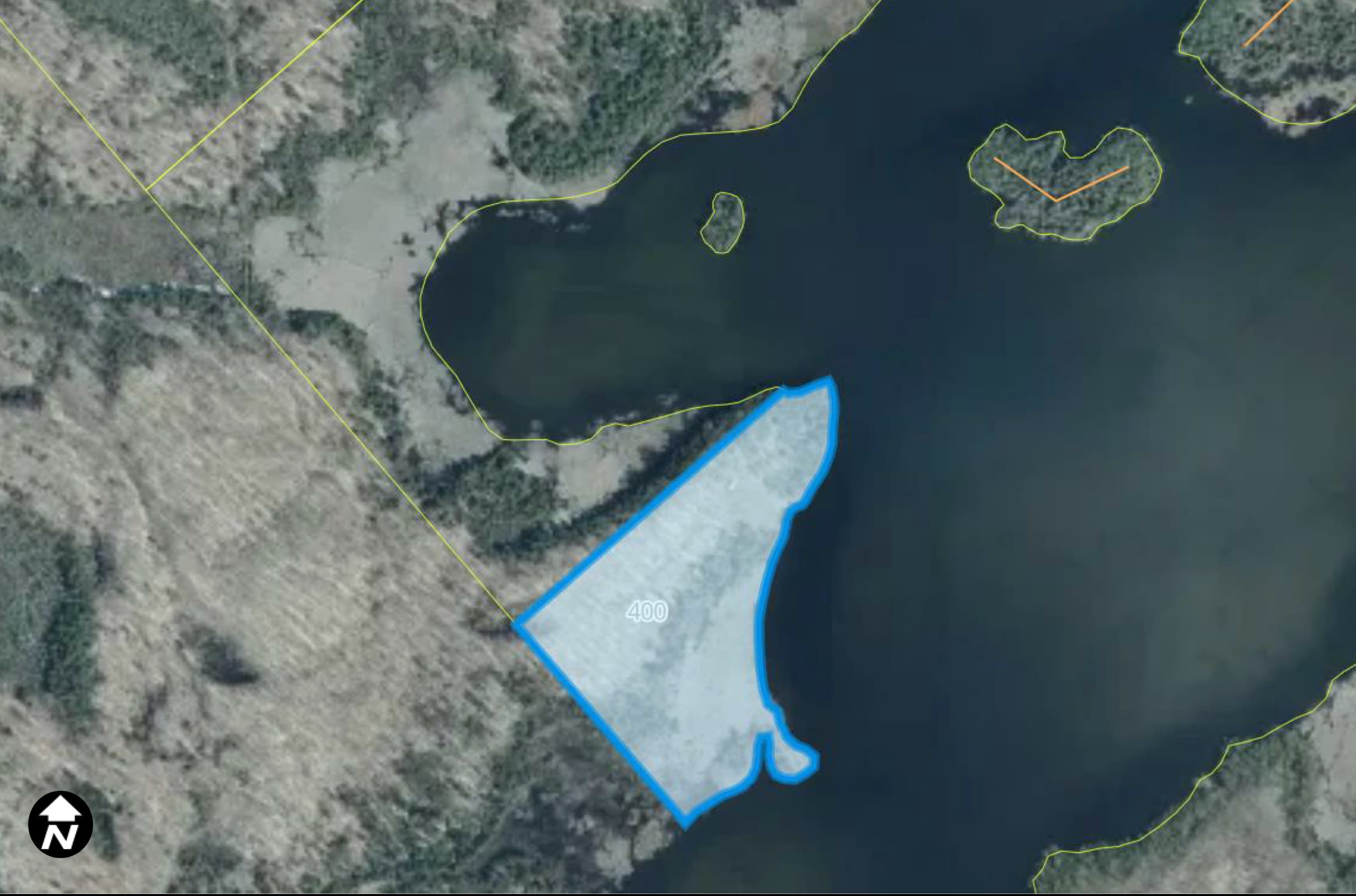 Satellite view of 400 Baynes Bay Road, Pakenham Ward, Municipality of Mississippi Mills