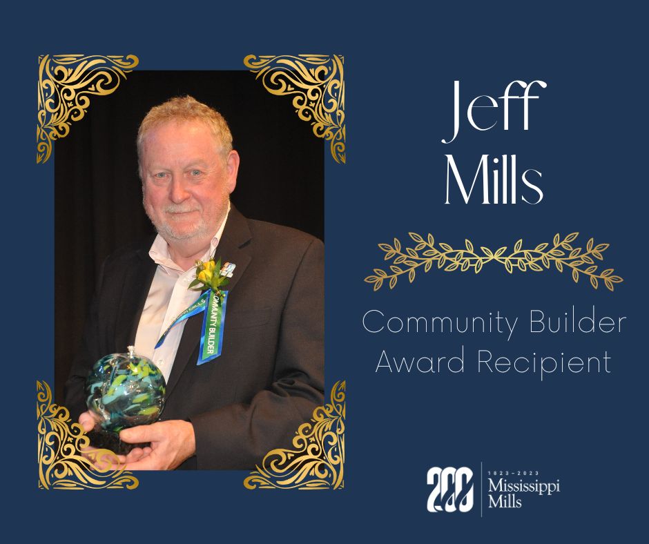 Man accepting award graphic
