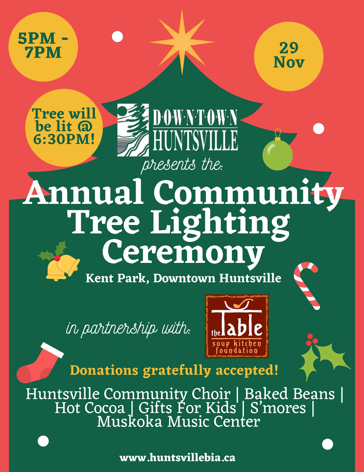 Tree Lighting Ceremony Poster