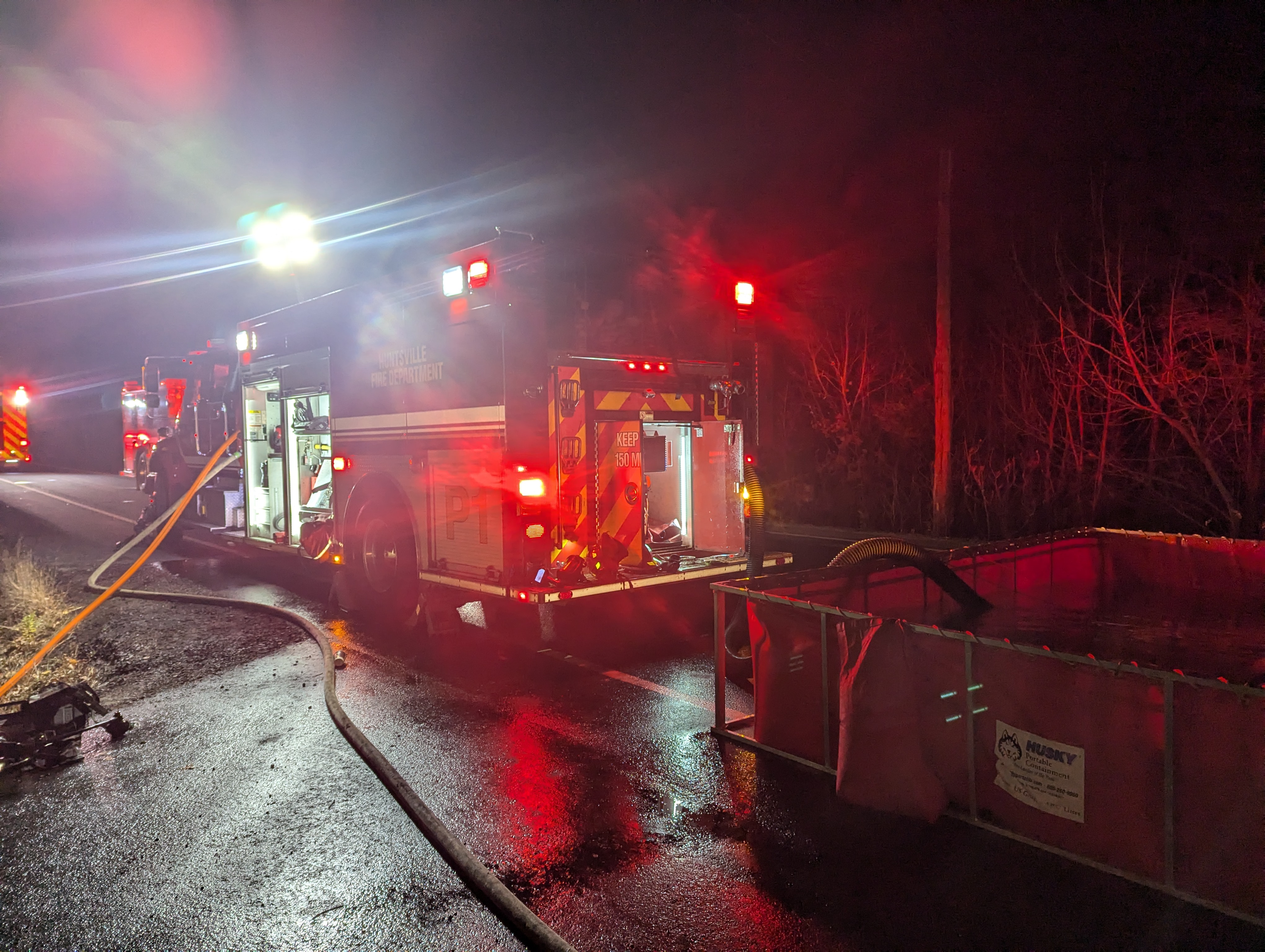 Huntsville Fire Truck Aspdin Road