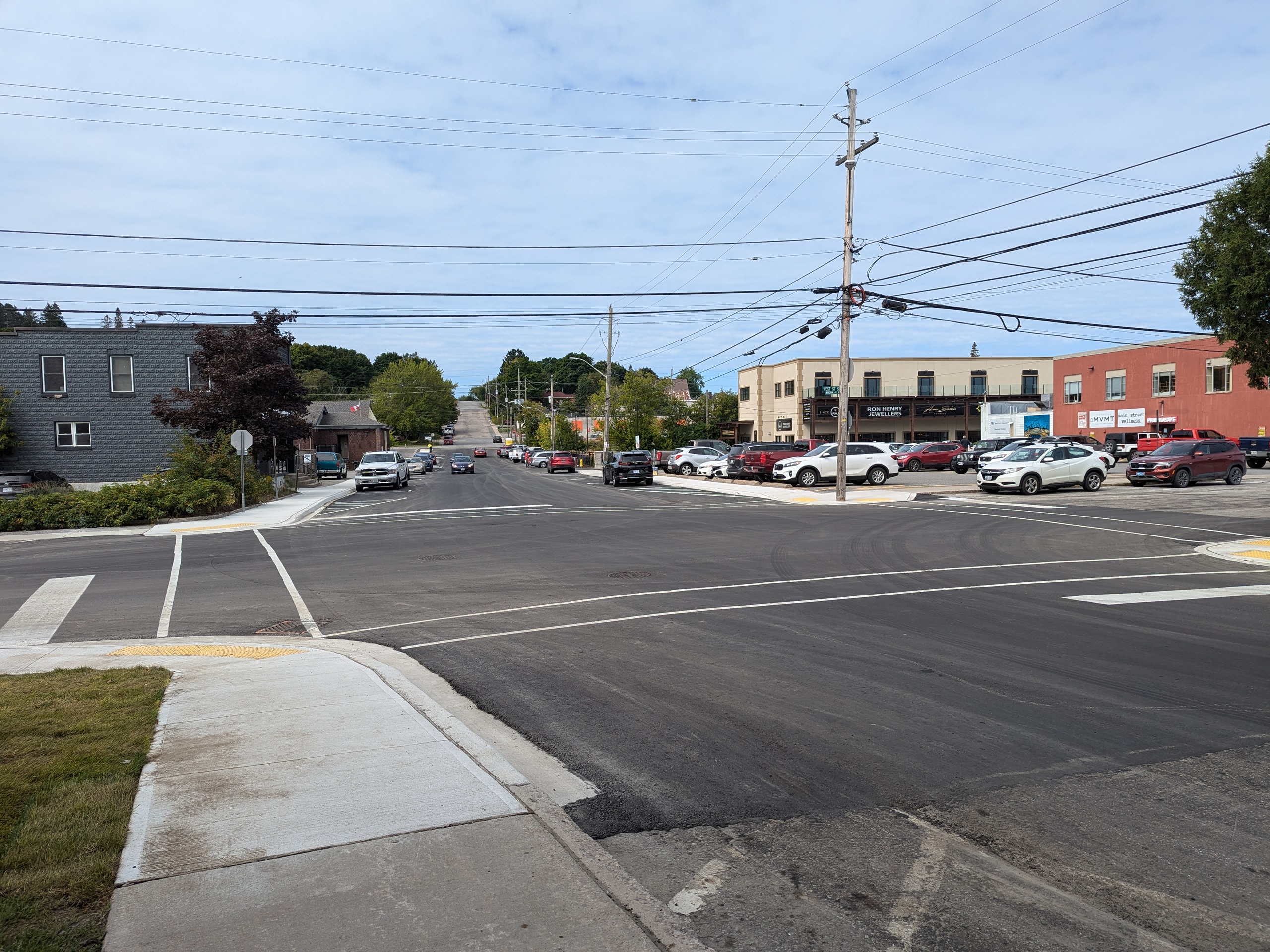 Minerva Street After Road Reconstruction