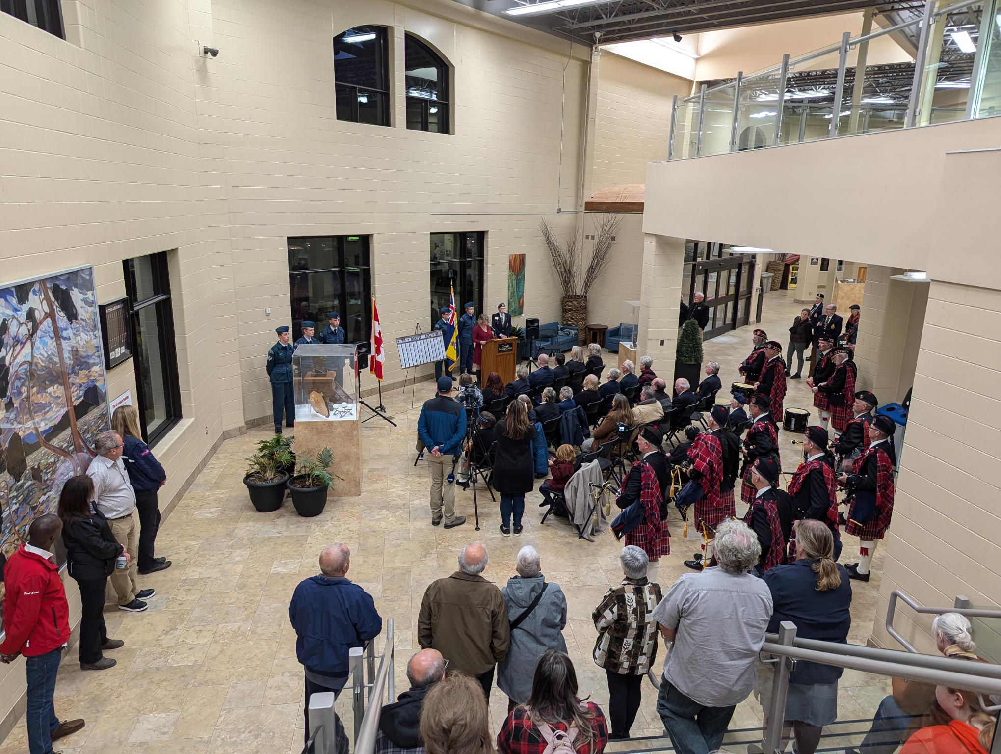 Honour Roll Ceremony at Canada Summit Centre