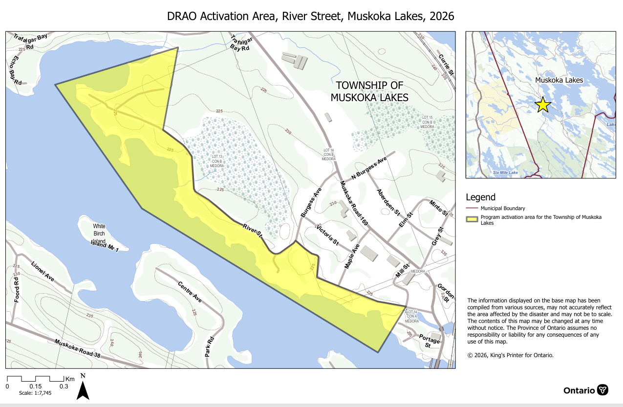 DRAO Activation Area, River Street Muskoka Lakes, 2026