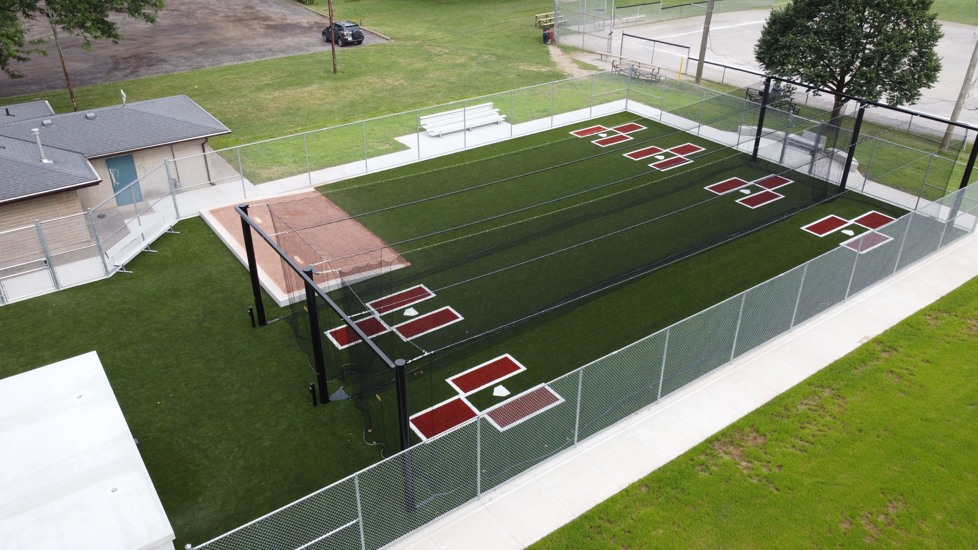 WL Houck Park batting tunnel facility