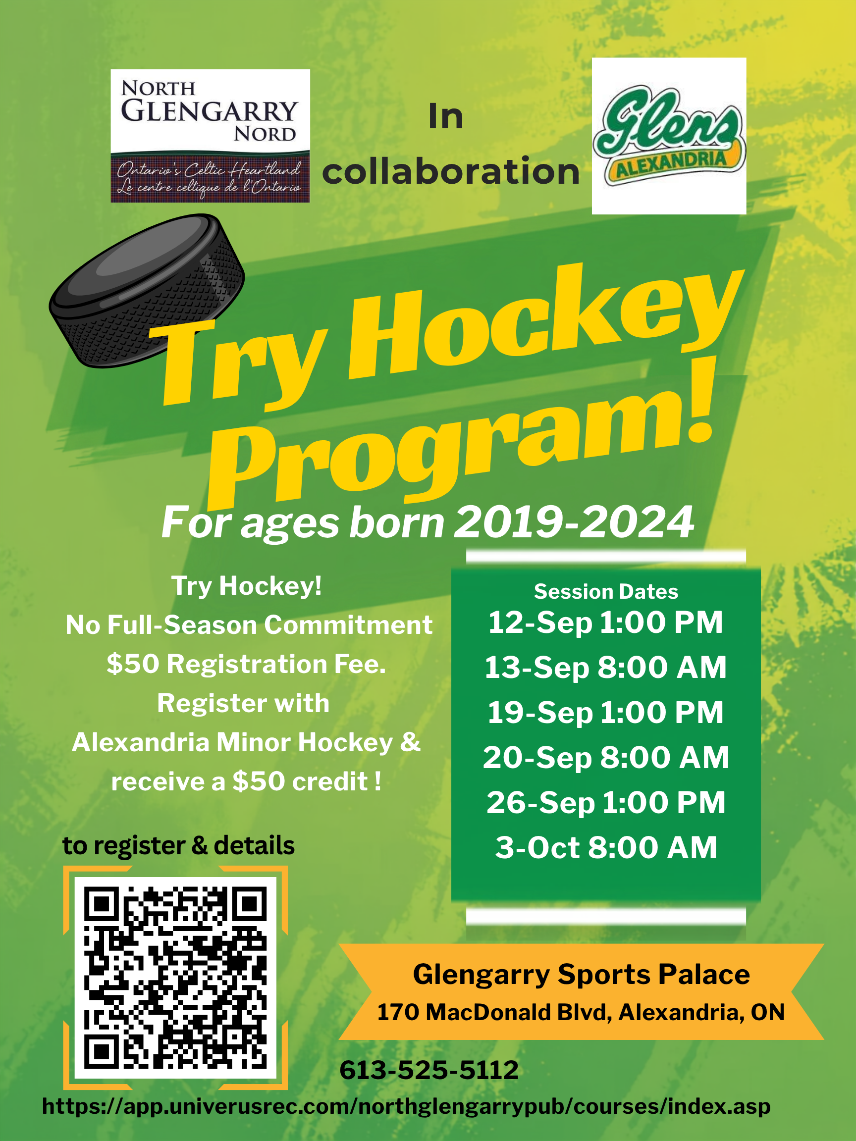 Try Hockey Program Fall 2026
