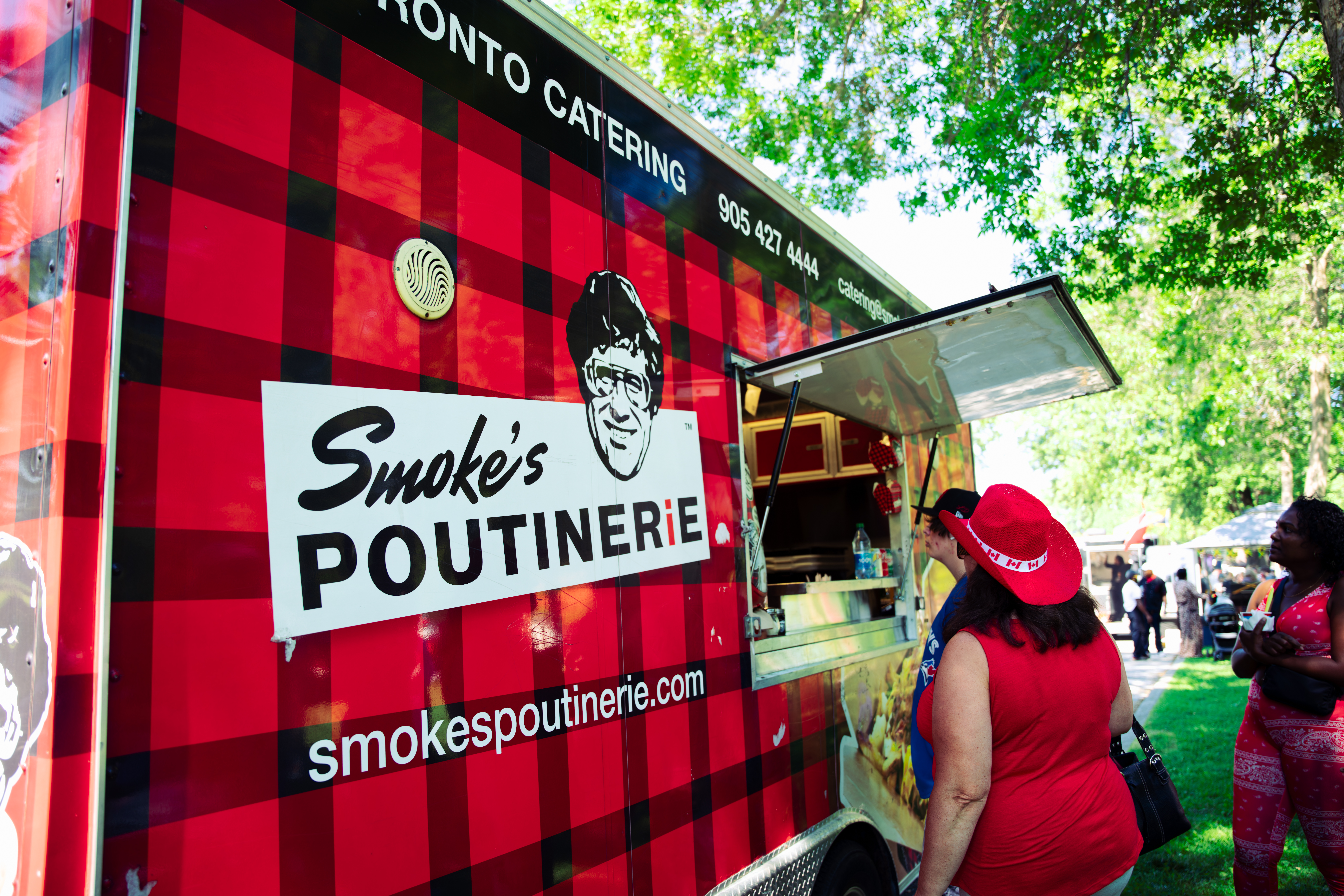 chip truck serving customers