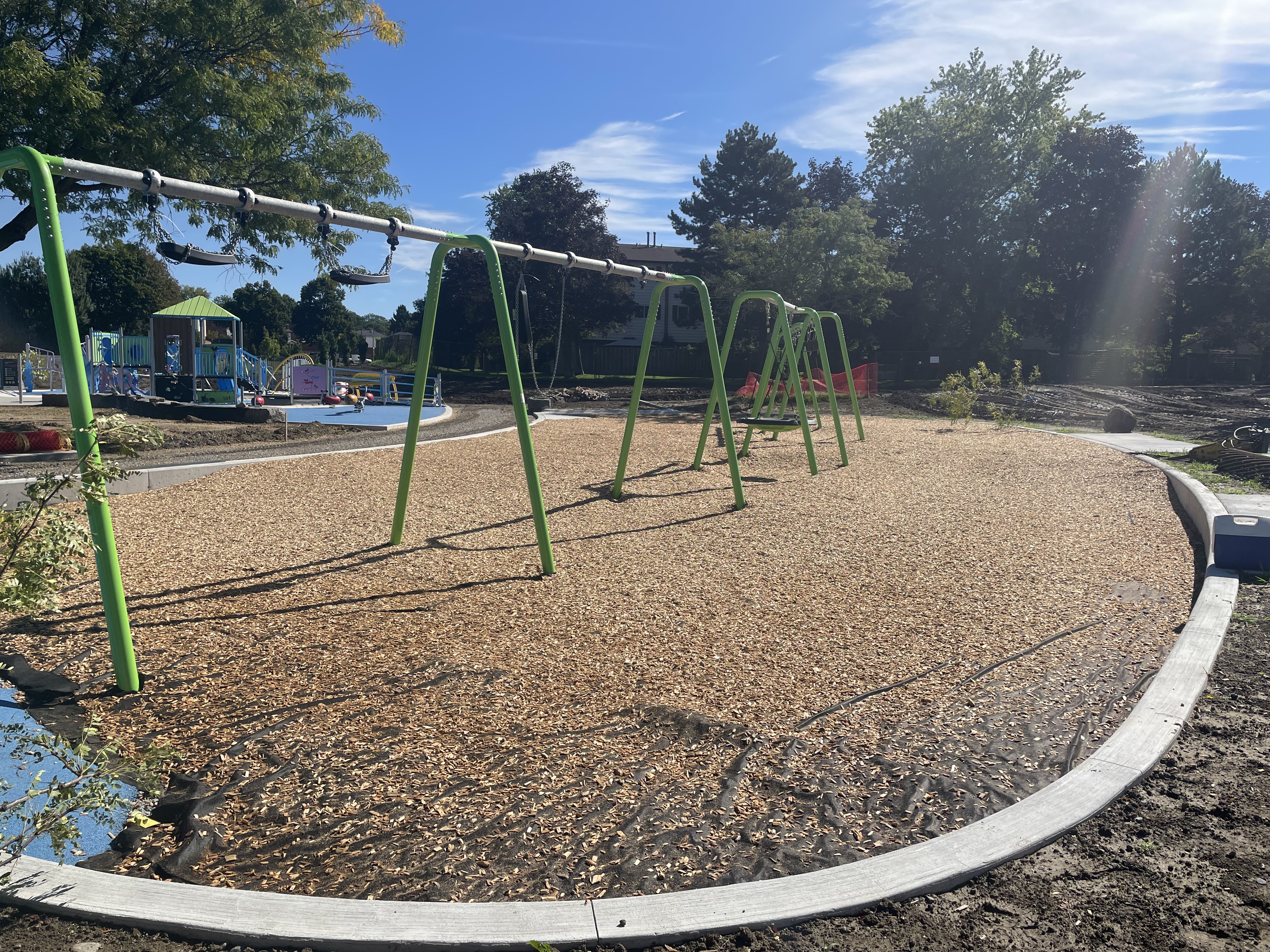 Easton Park new swings