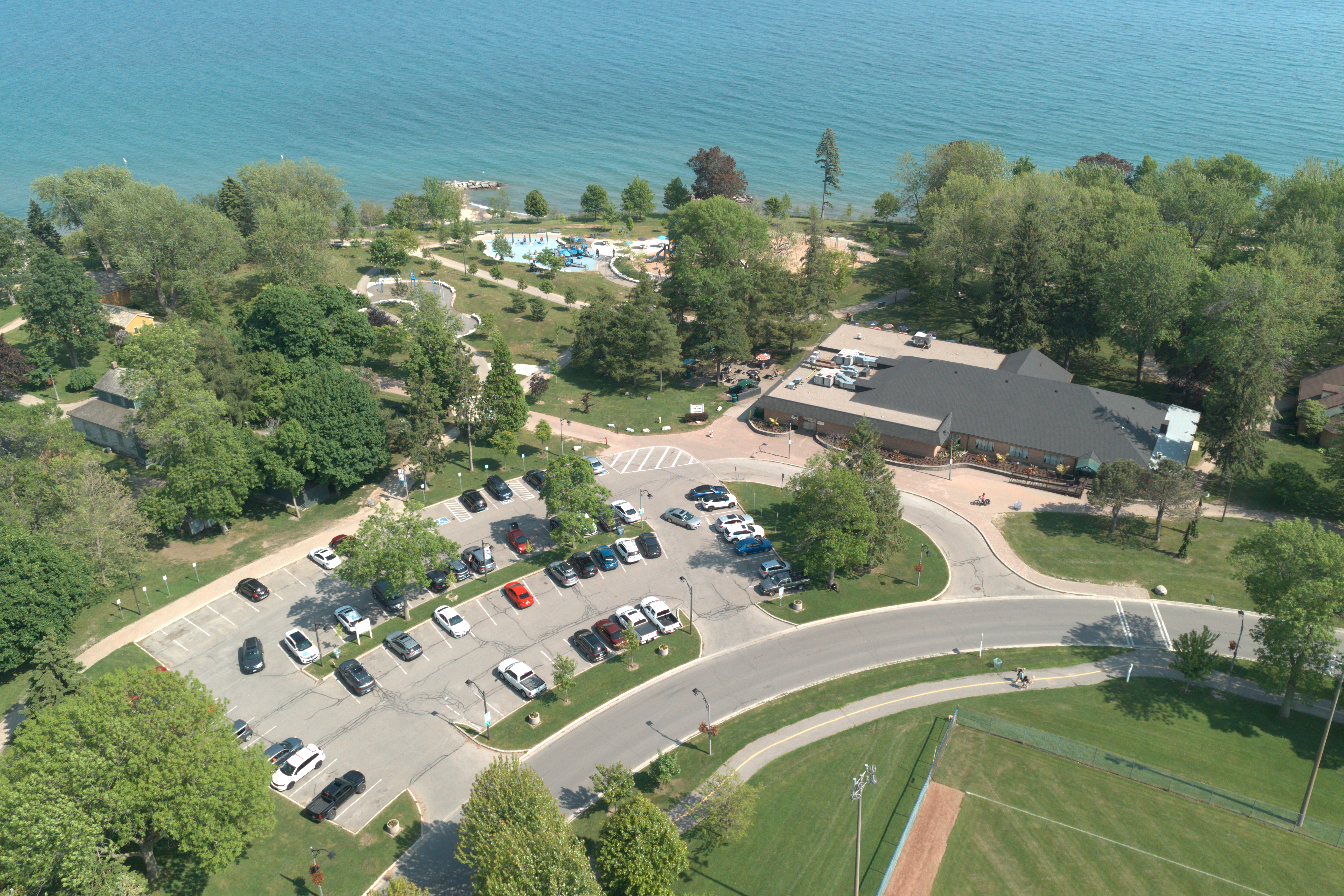 Lakeview parking lot