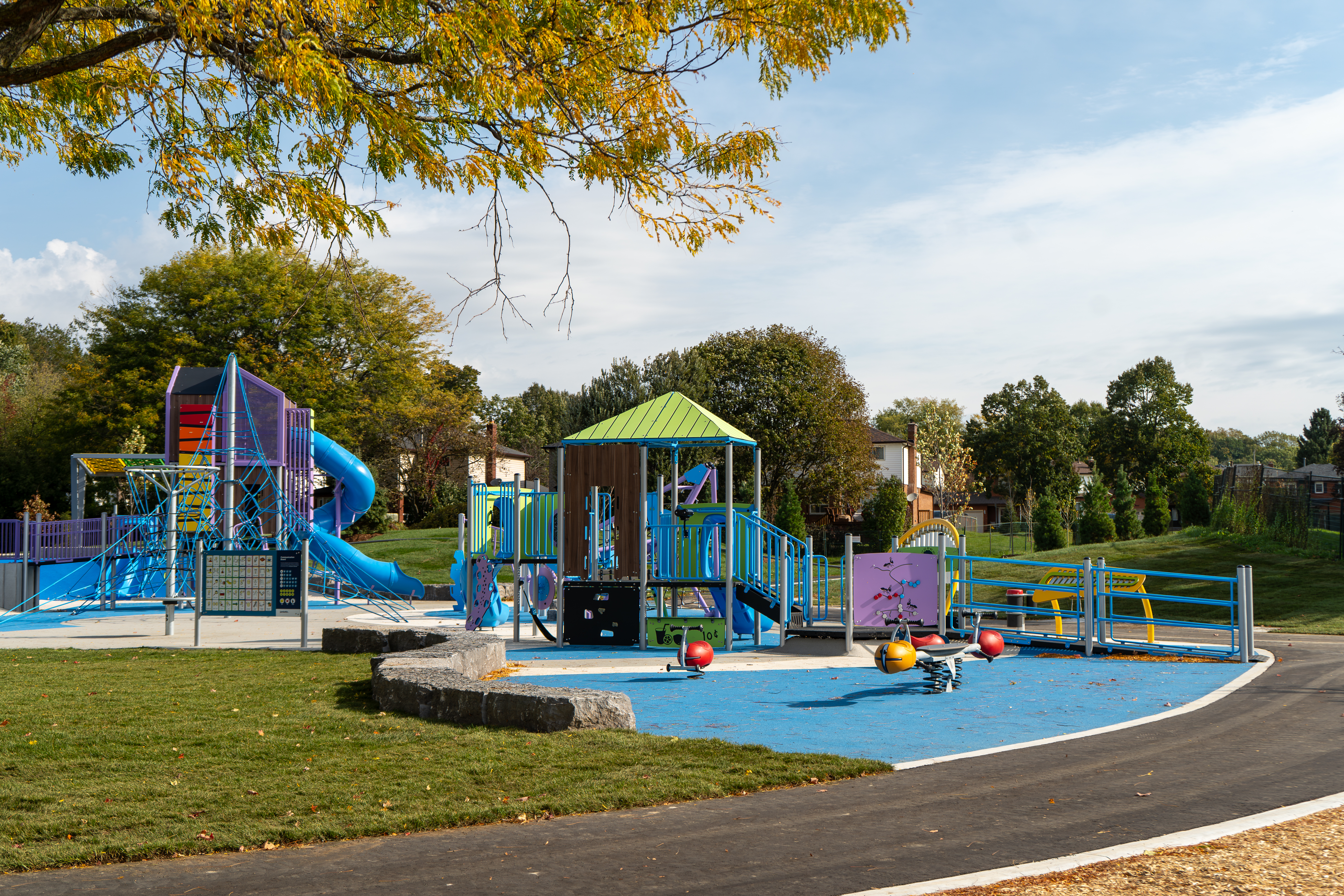 New playground equipment