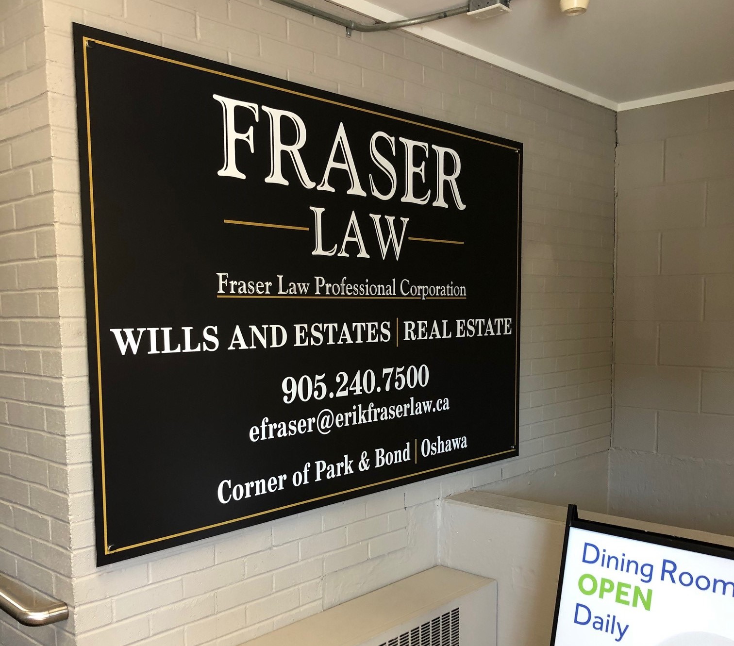 Wall advertisement