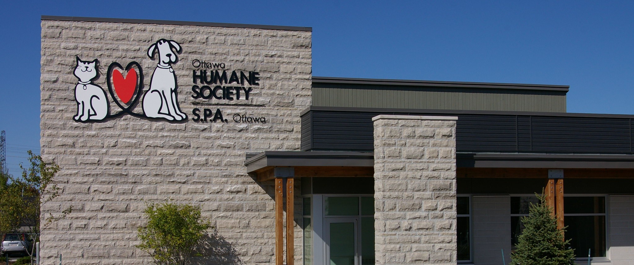 Exterior of the Ottawa Humane Society